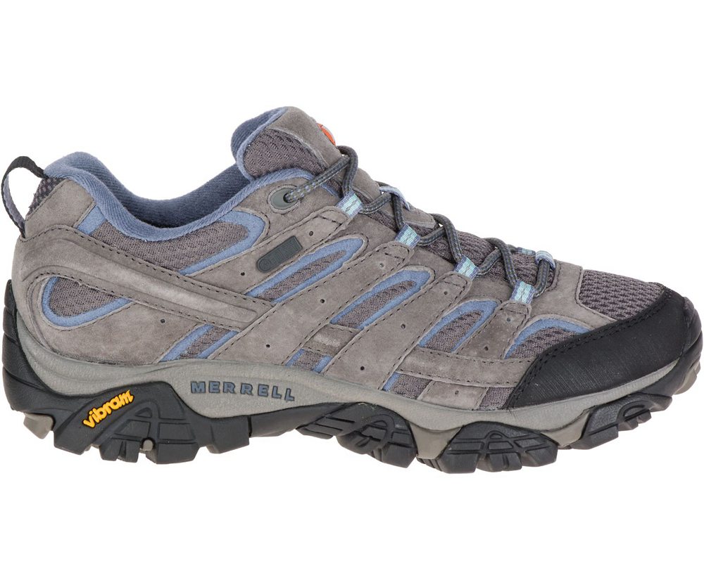 Tenis Senhora - Merrell Moab 2 Waterproof - Cinzentas - GYN967243